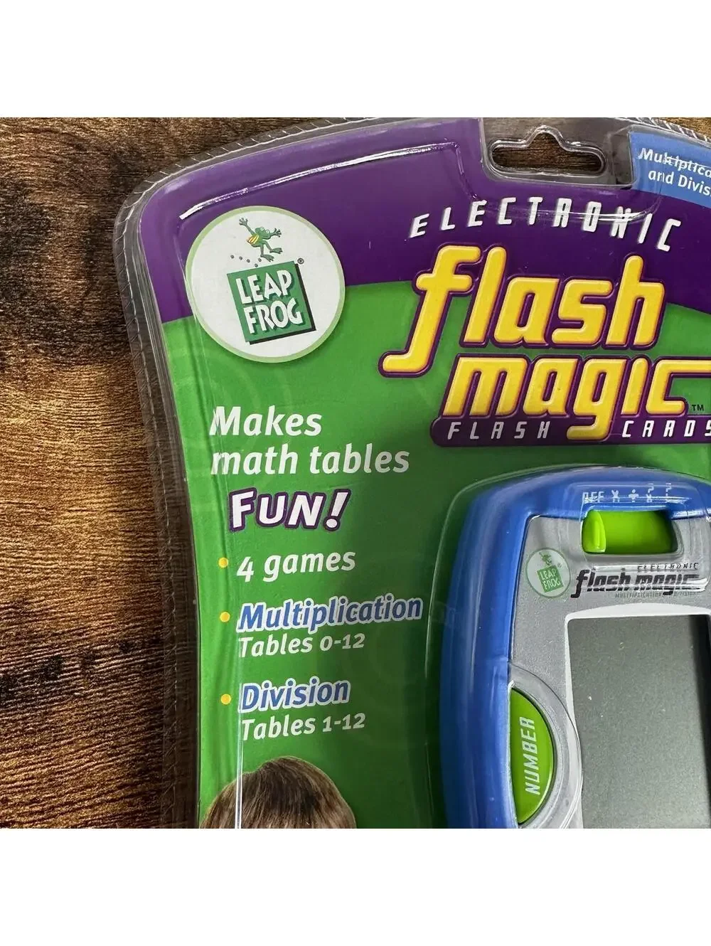 LeapFrog Electronic Flash Magic Flash Cards Multiplication Division NEW Sealed